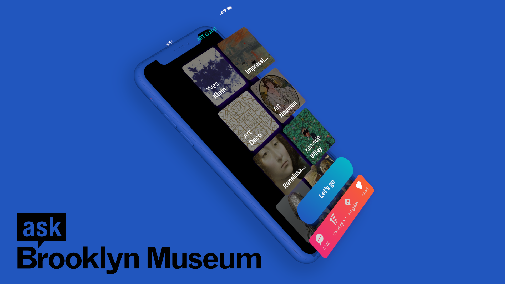 a mockup of the Brooklyn Ask App